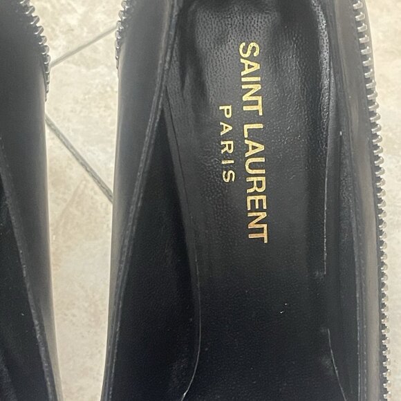 Saint Laurent Leather Pumps black - Picture 2 of 13